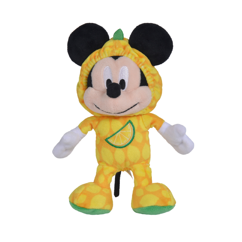 mickey mouse soft toy yellow lemon 15 cm 